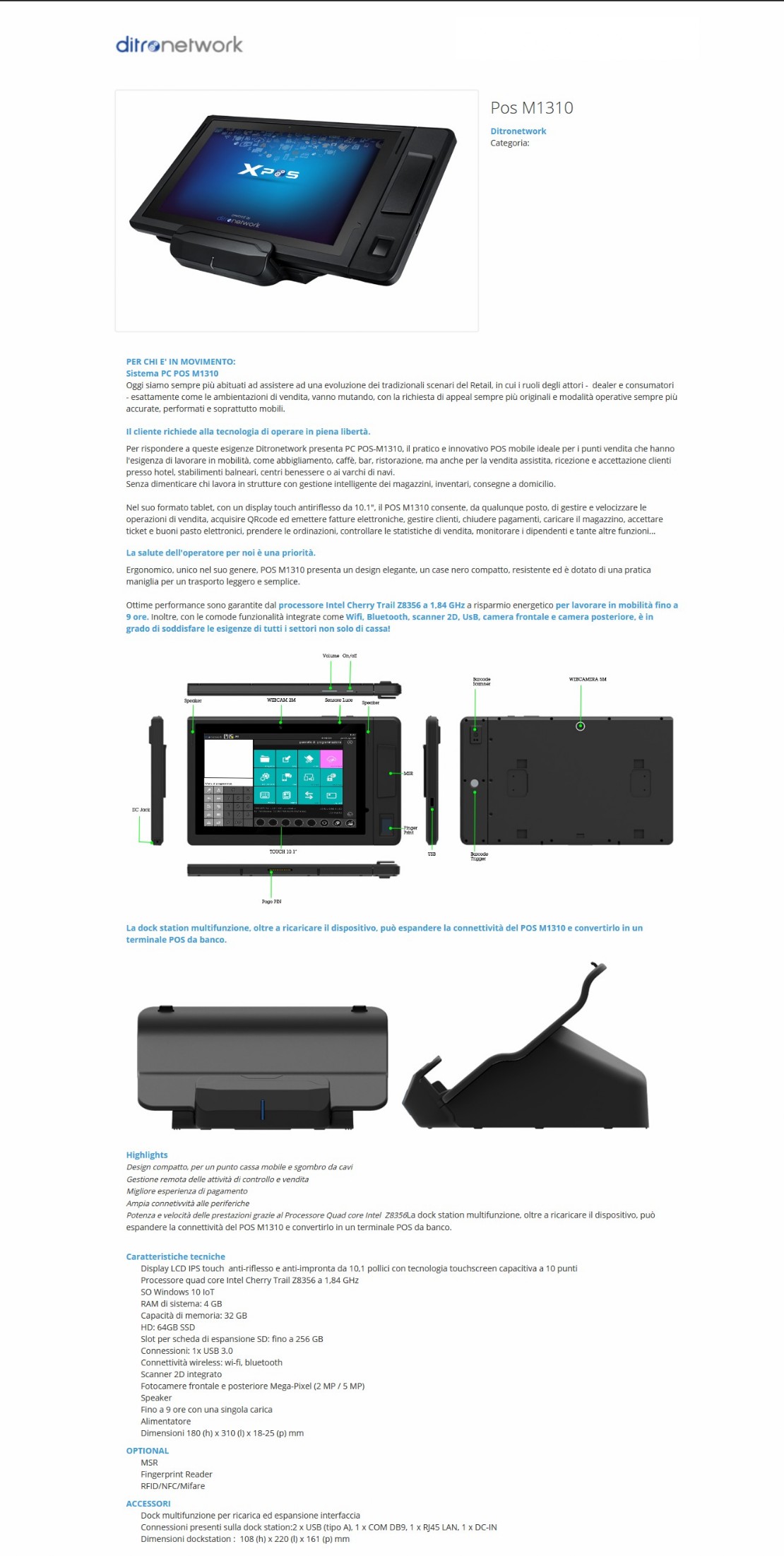 Sistema Pos M1310