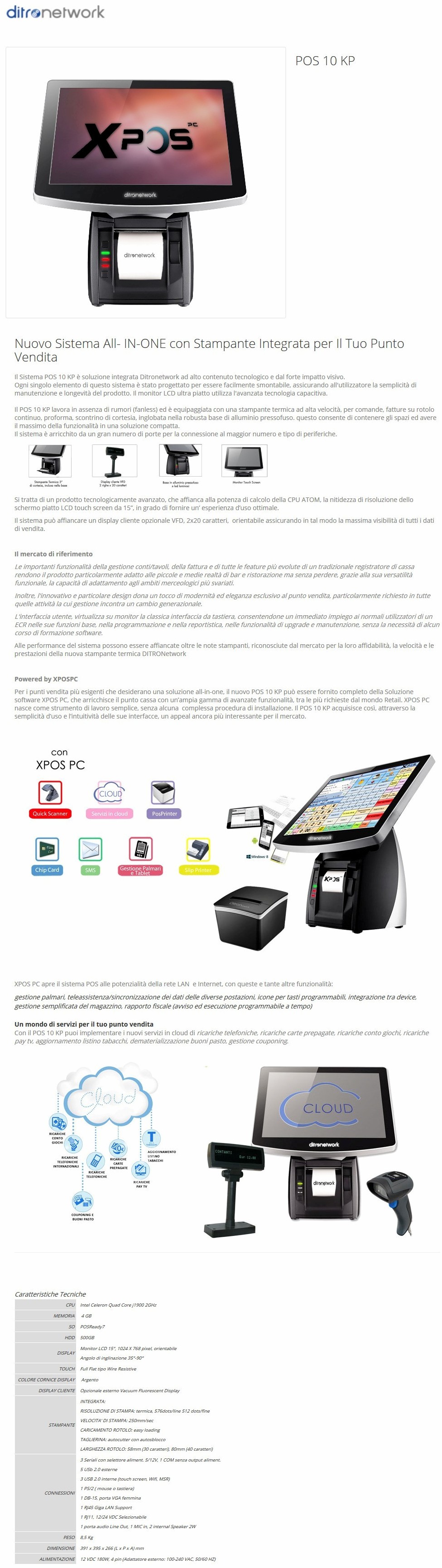 Sistema Pos 10000 Ditronetwork