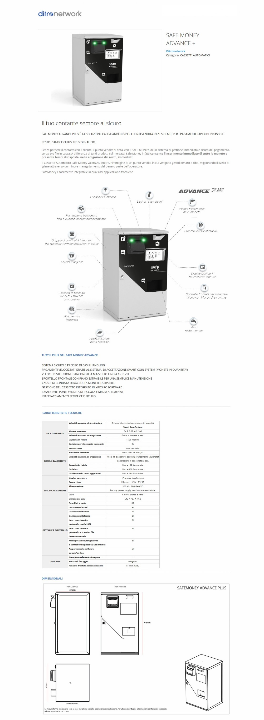 Safemoney Advance+ Ditronetwork